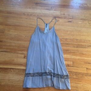 Lulu’s Racerback Lace Insert Flowy Dress